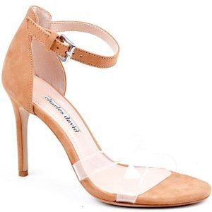 Charles David Celestial Nude Clear Heels